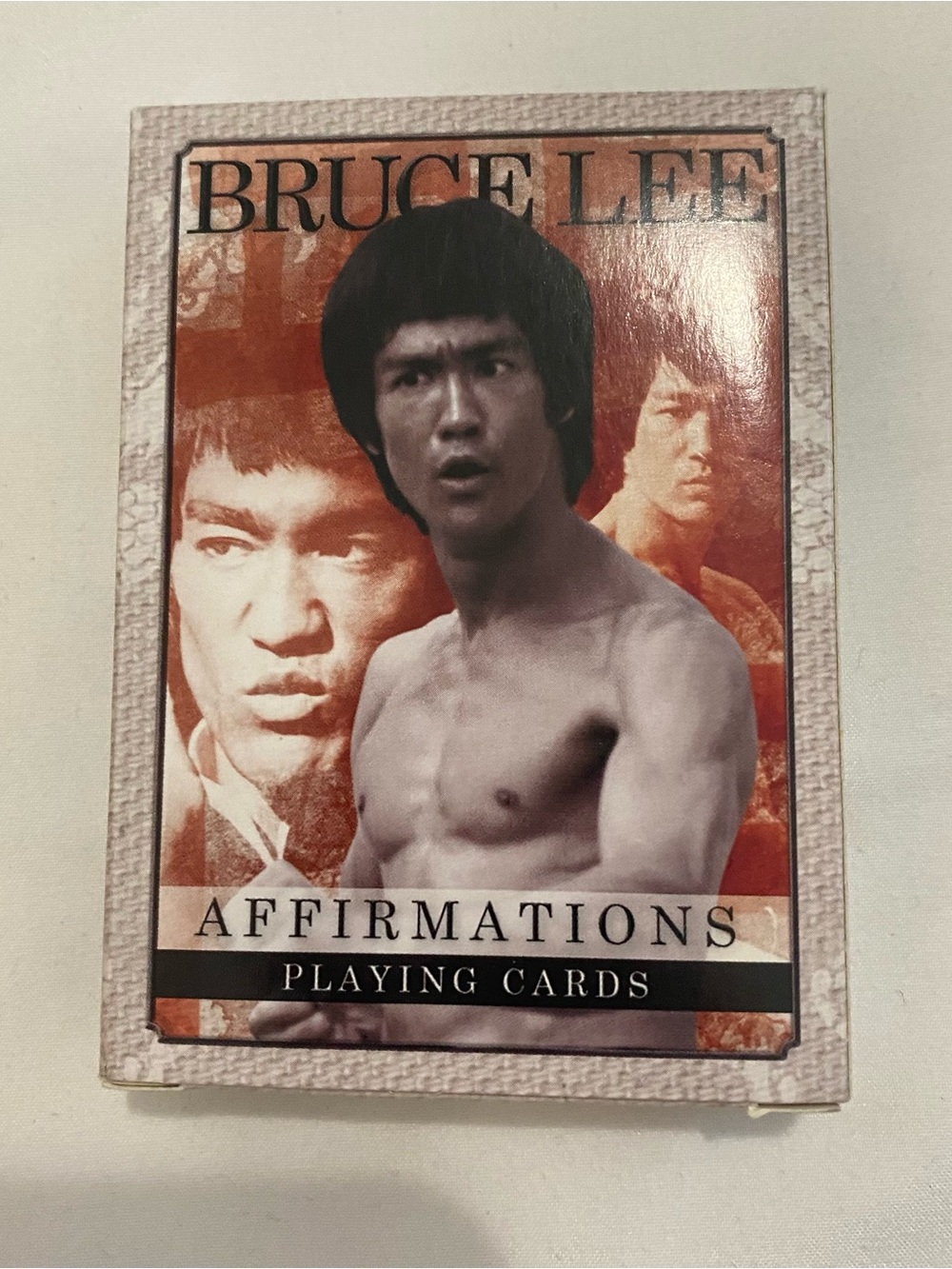 Bruce Lee Affirmations Playing Cards Vintage Rare Collectible